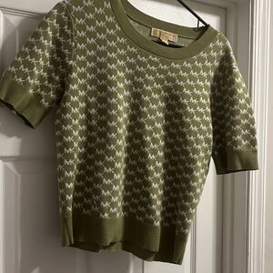 Michael Kors Olive Green Knit Sweater